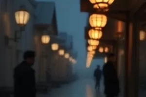 《纸鸢与海》封面，海风中的风筝与堤岸