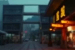 《青瓦与灯》封面，屋檐下的灯笼与雨丝