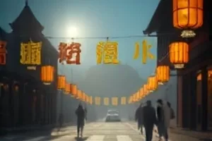 《长夜回声》封面，录音机磁带特写与昏暗桌面