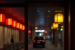 《第七次日落》封面，海平线上的夕阳与孤舟剪影